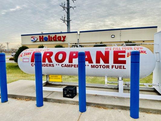 We fill YOUR propane tank.