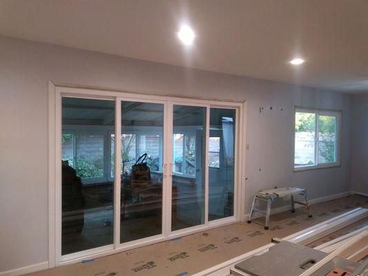 4 panel sliding glass door