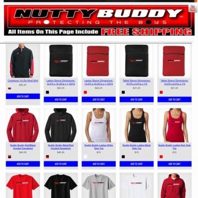 Custom new Nutty Buddy apparel.