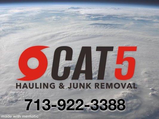 Does it look like a hurricane hit your home? Call CAT5 to Haul your Junk away!