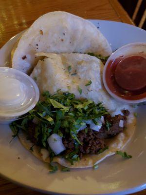 Surprisingly good Mexican style tacos.