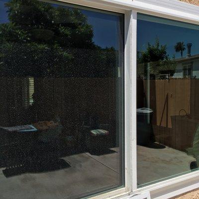 Dirty and clean window, night and day difference! Call/text us today!