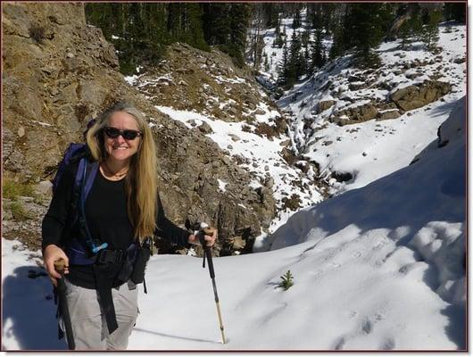 Me, touring in the Gros Ventre Mountains!