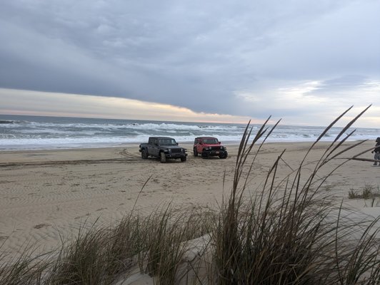 Jeep rentals on beach Cape Hatteras