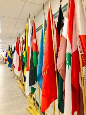 Flags from different countries