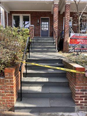 Flagstone steps