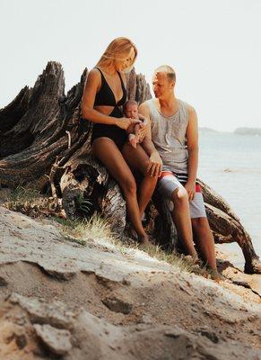 Family Portrait on Lake Lanier