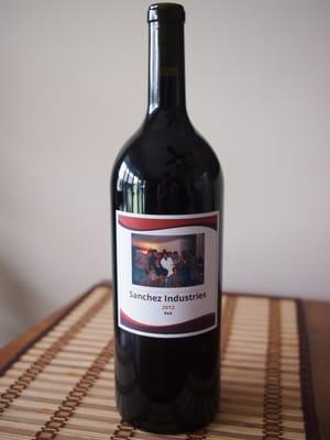 Super cool magnum of cab with a custom label