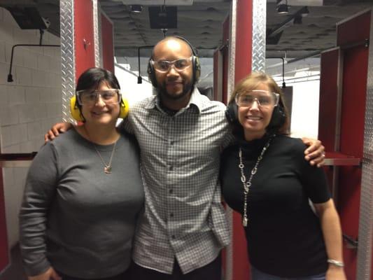 Firearm Instructor Jeff Banks with a few of our students, Protection First CCW