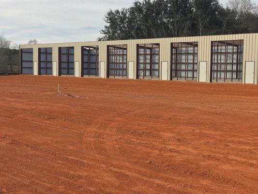 Barnwell-Fairhope Boat & RV Storage being built.