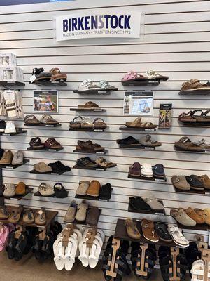 Birkenstock selection at Randy's Shoes