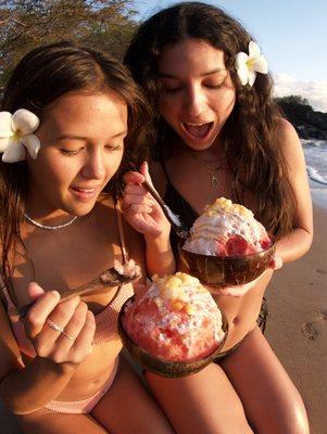 Shave ice in Hawaii