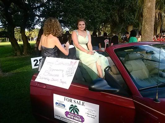 Courtesy Vehicle for South Fork Homecoming parade participants - 2013