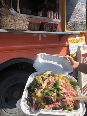 Chicken taco bowl