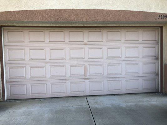 Before garage door