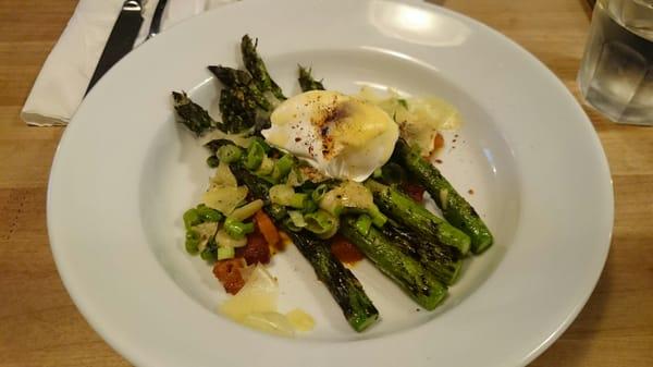 Grilled asparagus