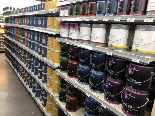 Full line Benjamin Moore paint