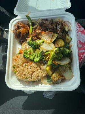 Sukiyaki steak combo