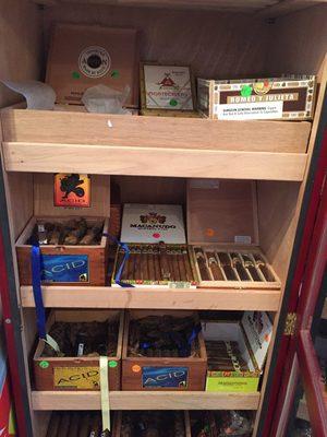 Fine cigars selections. Only at bisbee Bodega.