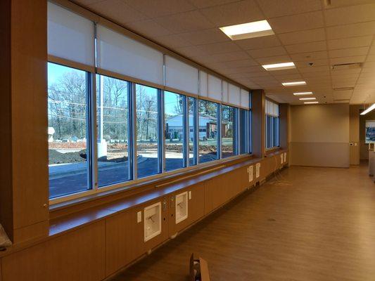 Solar Roller Shades at DaVita in Charlotte