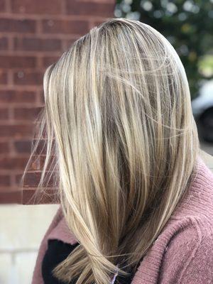 Highlights and an Express Keratin Complex Treatment