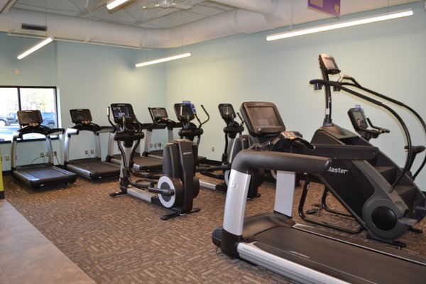 Cardio with entertainment consoles