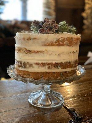 Fun Fetti naked cake