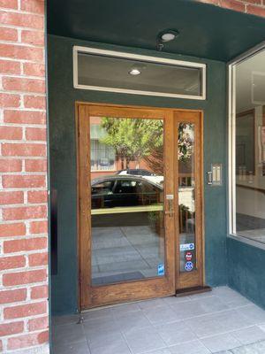 Entrance to building