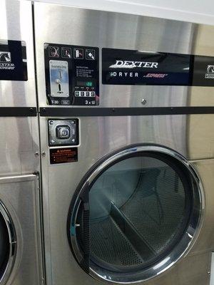 Regular dryer $1.00 for 20 mins