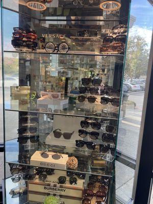 Nice variety of sunglasses and glasses that we can choose from