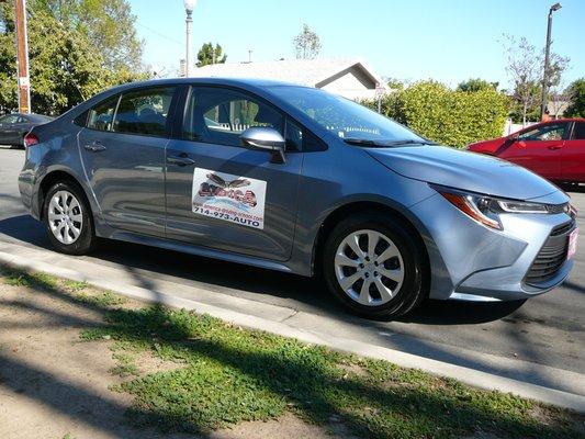 Learn how to drive on our new Toyota Corolla's!