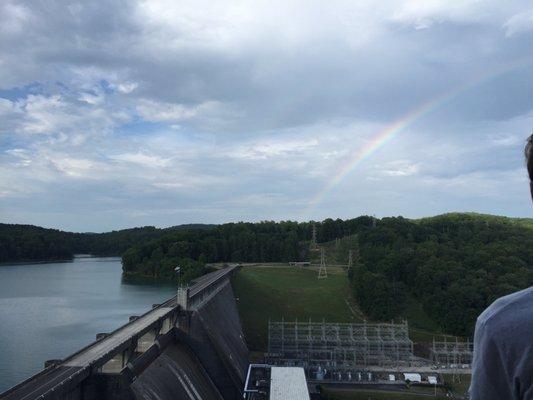 A double dam rainbow!