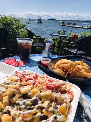 Seafood Nachos - yum!