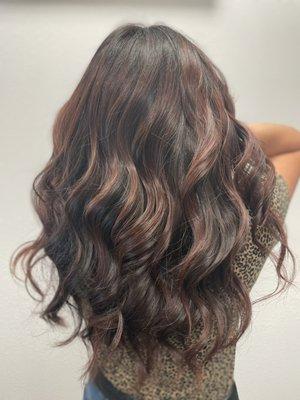 Chocolate balayage by Yesenia Madrid