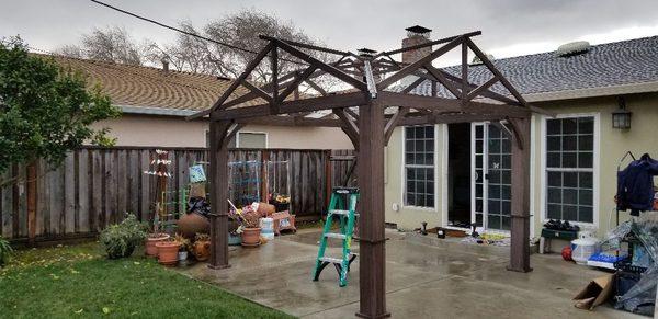 Assembly of a Gazebo