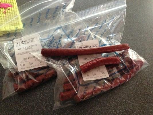 Delicious beef sticks!