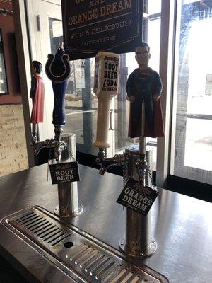 Root beer on draft- how cute!