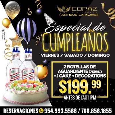 Come and let us celebrate for you