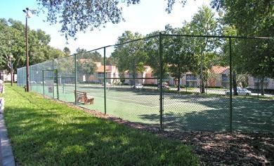 one of 2 Tennis Courts on the Property