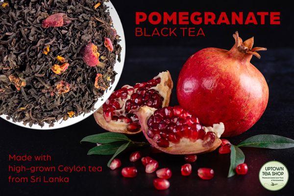 Pomegranate Black Tea made with Ceylon tea from Ski Lanka