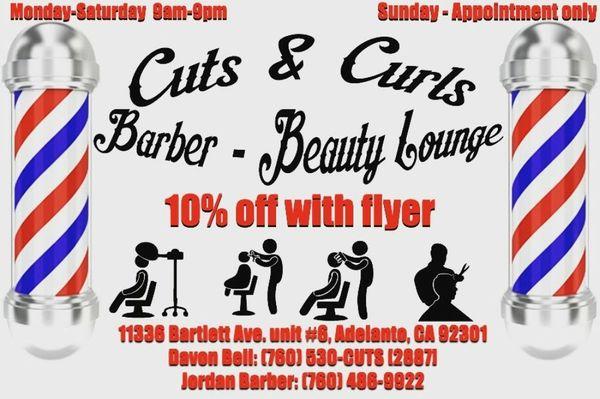 Cuts and Curls Barber and Beauty Lounge