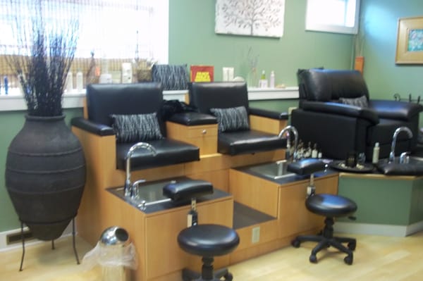 Pedicure area