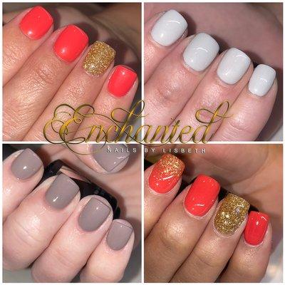 Dipping powder on natural nails