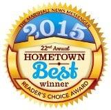 Voted Hometown Best Place to Buy Tires 2015!