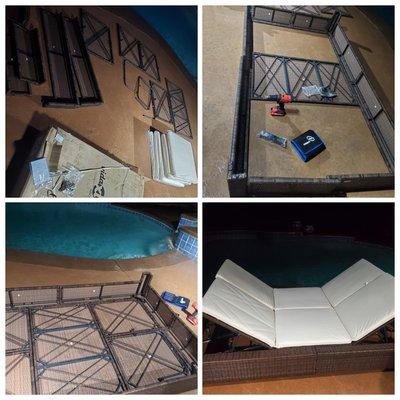 Pool Furniture Assembly