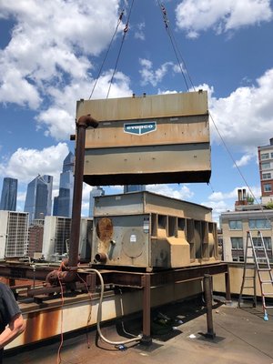 Cooling Tower rig day!