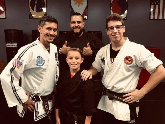 Advantage North Team with one of our newest Black Belts!