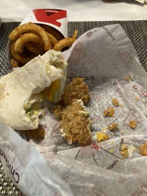 mini Ranch Chicken Wrap