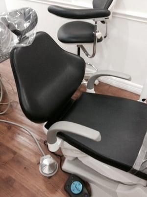 Dental chair - reclines and is very comfortable