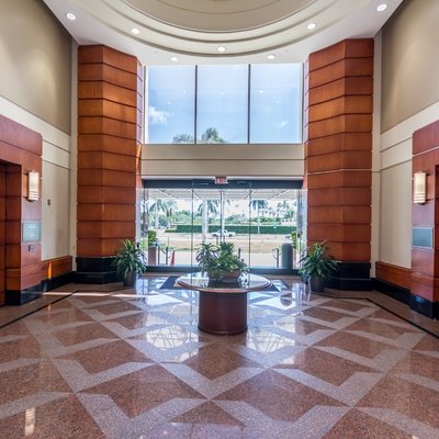 Building Lobby of Class A building